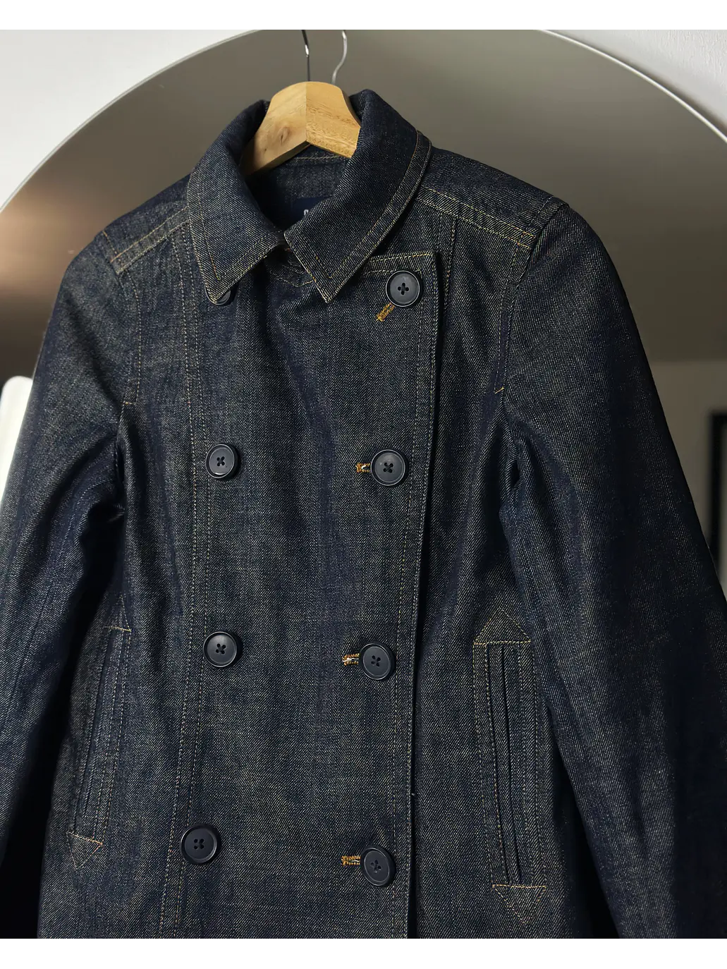 Chaqueta de mezclilla azul 5