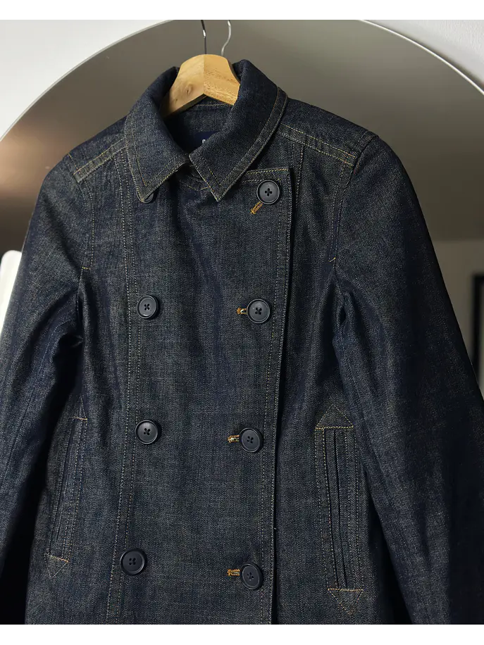 Chaqueta de mezclilla azul 5