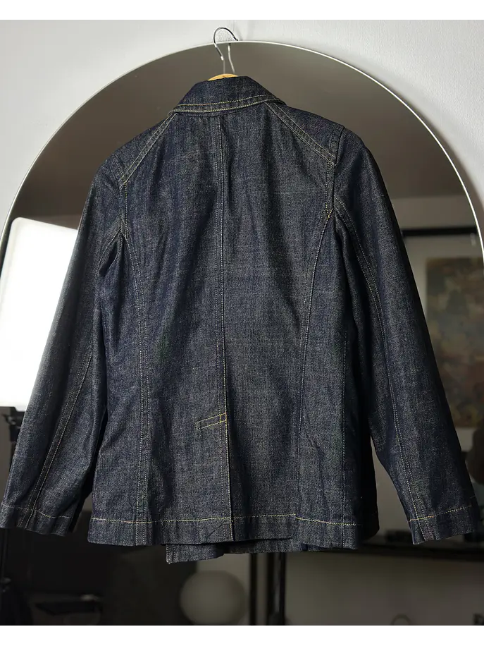 Chaqueta de mezclilla azul 6