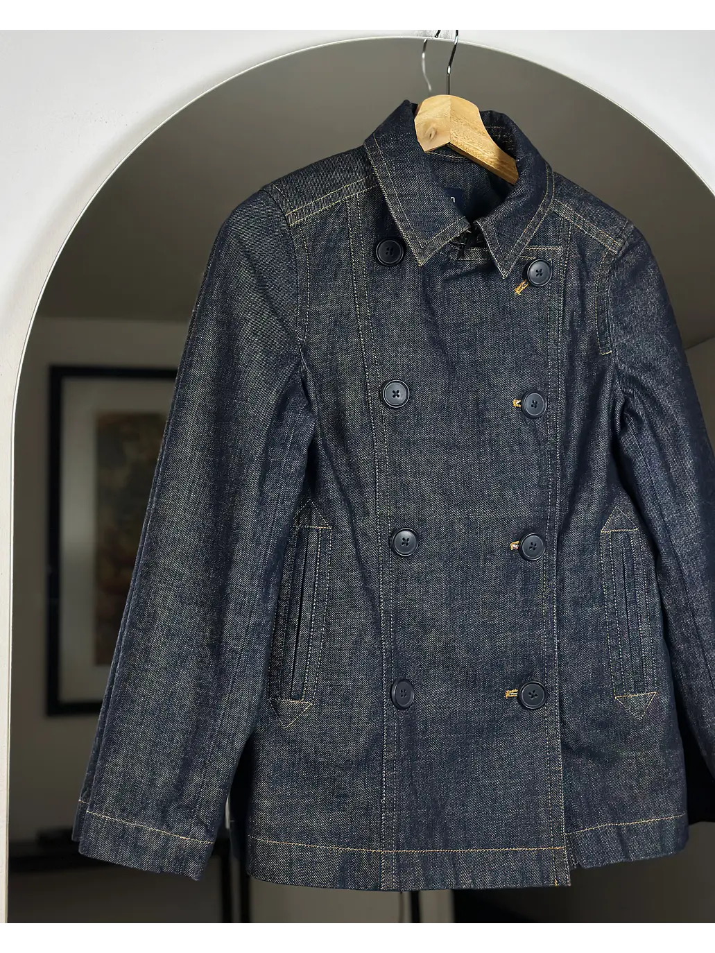 Chaqueta de mezclilla azul 2
