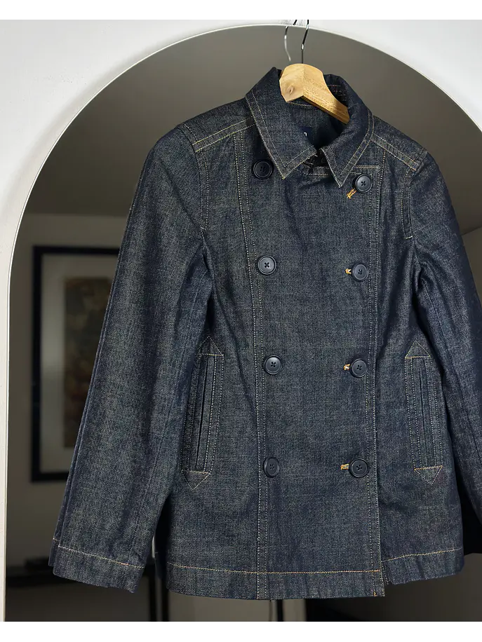 Chaqueta de mezclilla azul 2