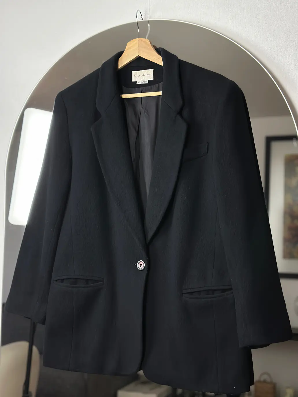 Blazer negro de lana 3