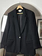 Blazer negro de lana - Miniatura 3