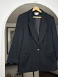 Blazer negro de lana - Miniatura 2