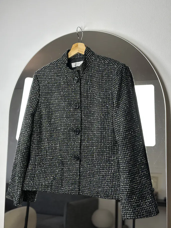 Chaqueta de paño jaspeada  4