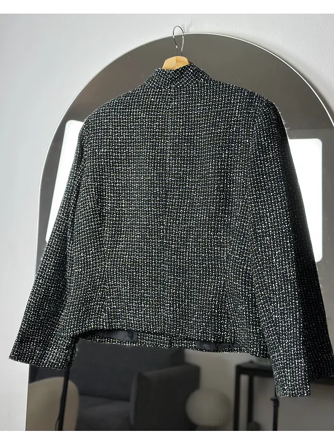 Chaqueta de paño jaspeada  5