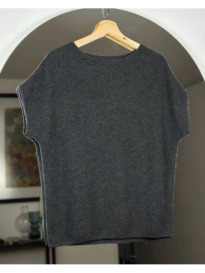 Polera cachemira ploma jaspeada 1