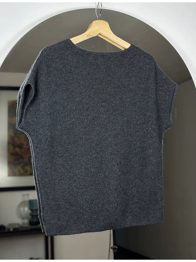 Polera cachemira ploma jaspeada 5