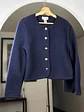Chaqueta de lana azul marino - Miniatura 2