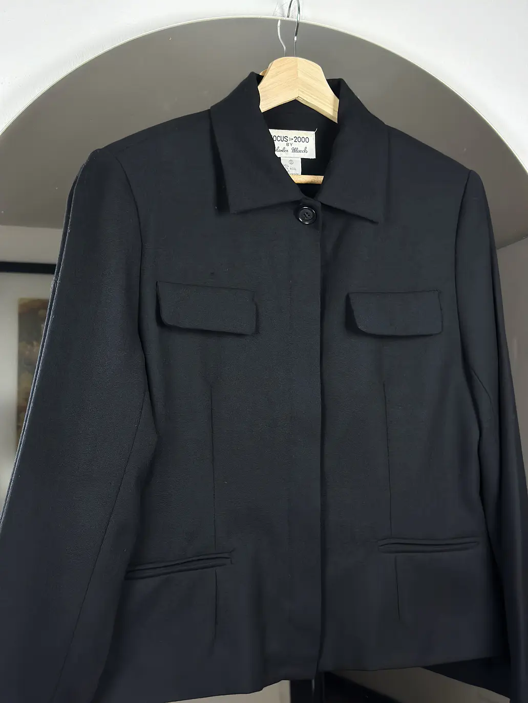 Blazer negra de lana 3