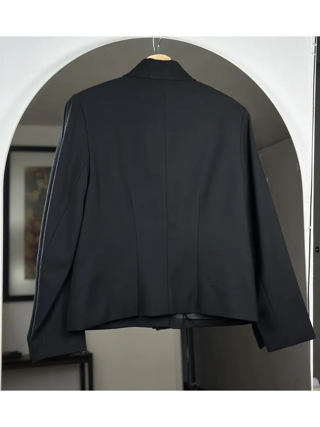 Blazer negra de lana 4