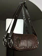 Cartera de cuero café - Miniatura 3