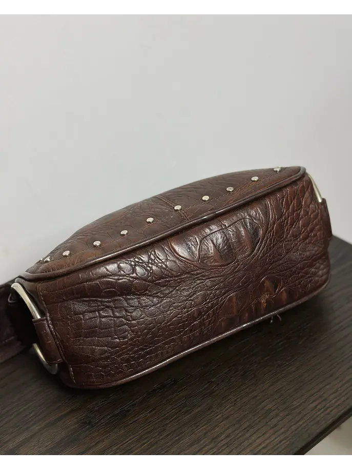 Cartera de cuero café 5