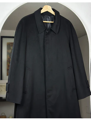 Abrigo negro cachemira