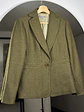 Blazer verde oliva de lana - Miniatura 1
