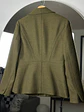 Blazer verde oliva de lana - Miniatura 4
