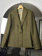 Blazer verde oliva de lana - Miniatura 5