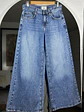 Jeans azul wide leg - Miniatura 1