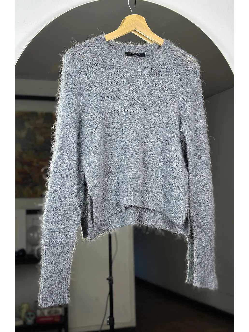 Chaleco gris jaspeado 1