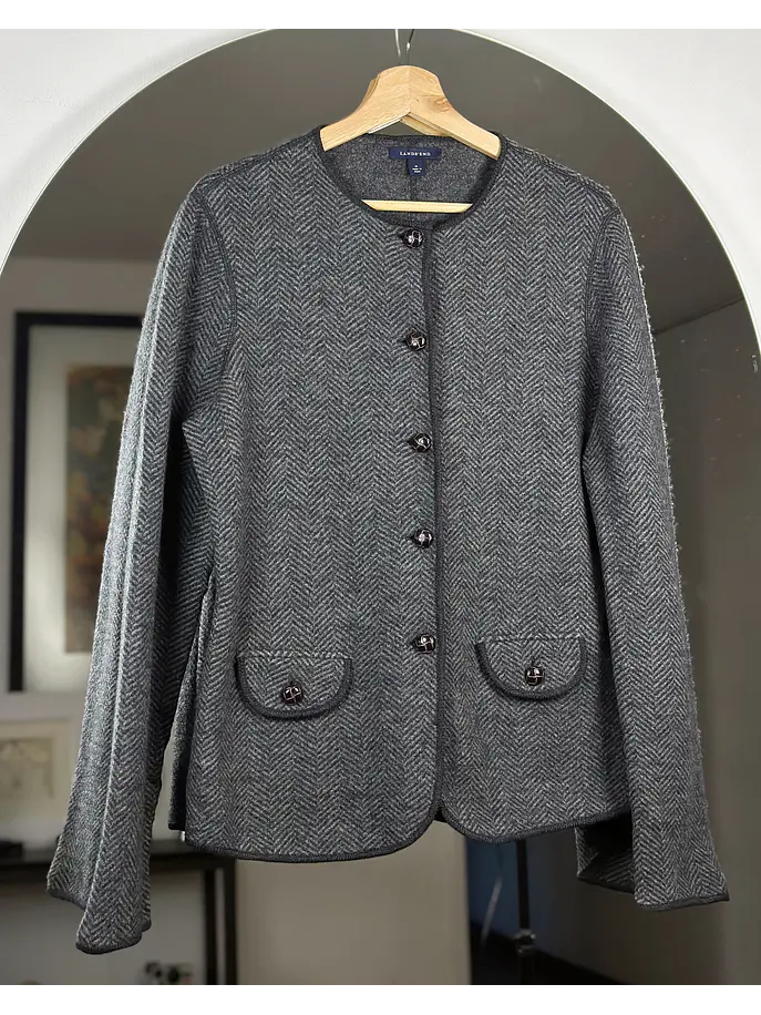 Chaqueta de lana tweed 3