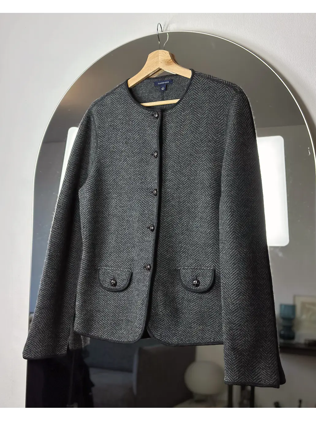 Chaqueta de lana tweed 1