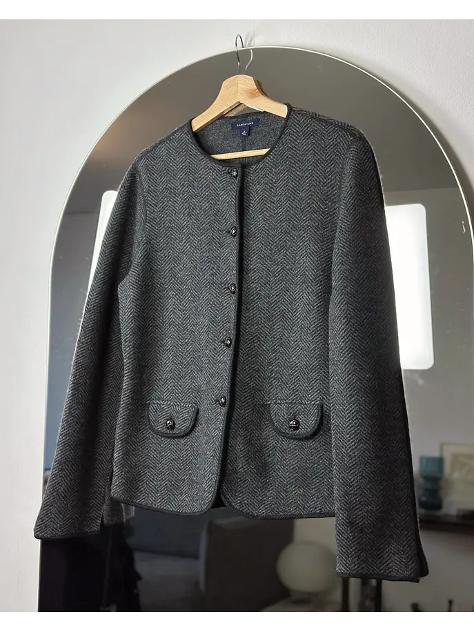 Chaqueta de lana tweed 1