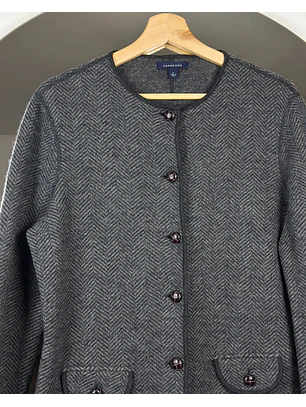 Chaqueta de lana tweed