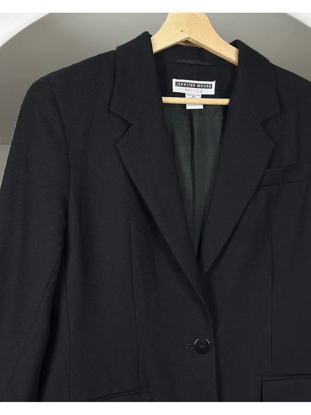 Blazer negro de lana 3