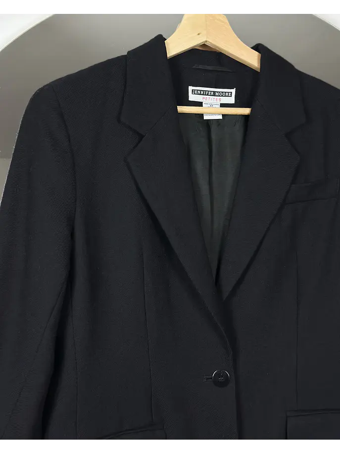 Blazer negro de lana 3