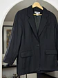 Blazer negro de lana - Miniatura 5