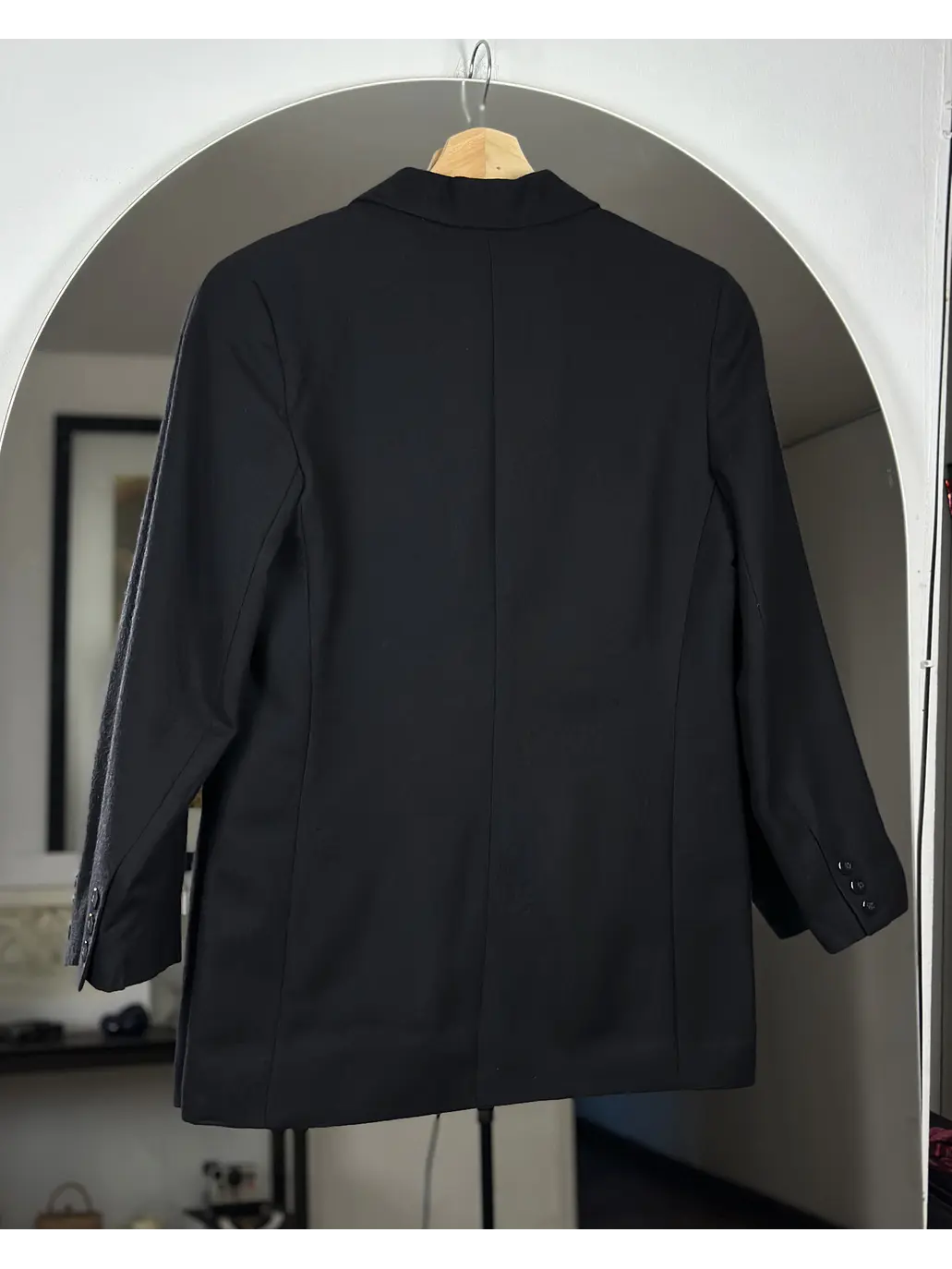 Blazer negro de lana 4