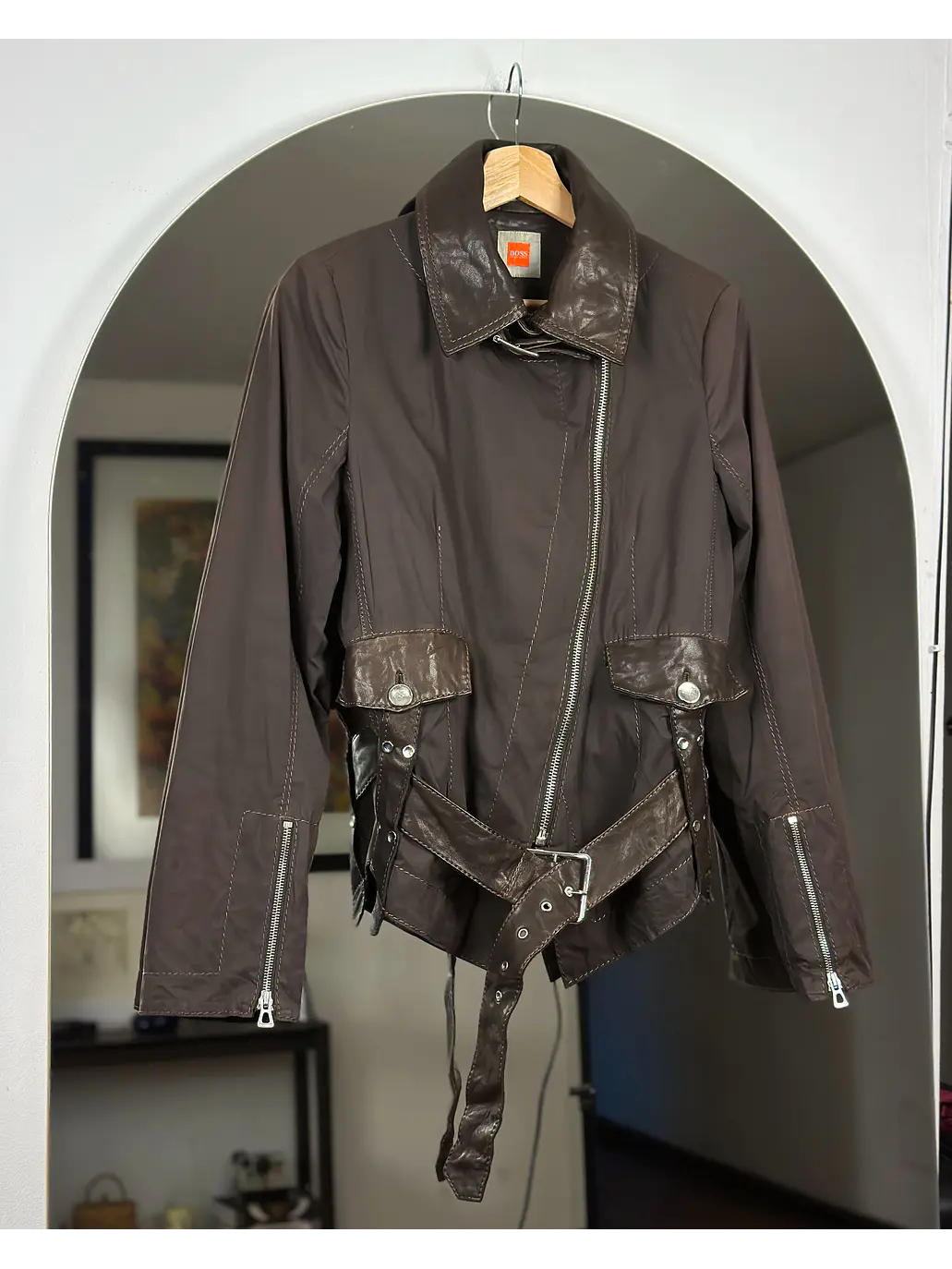 Chaqueta biker café 1