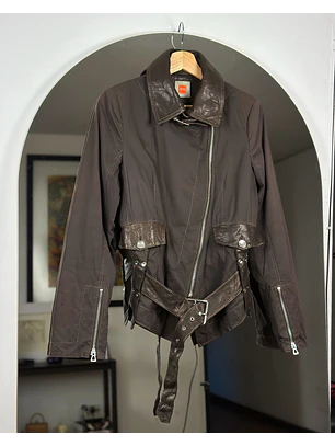 Chaqueta biker café