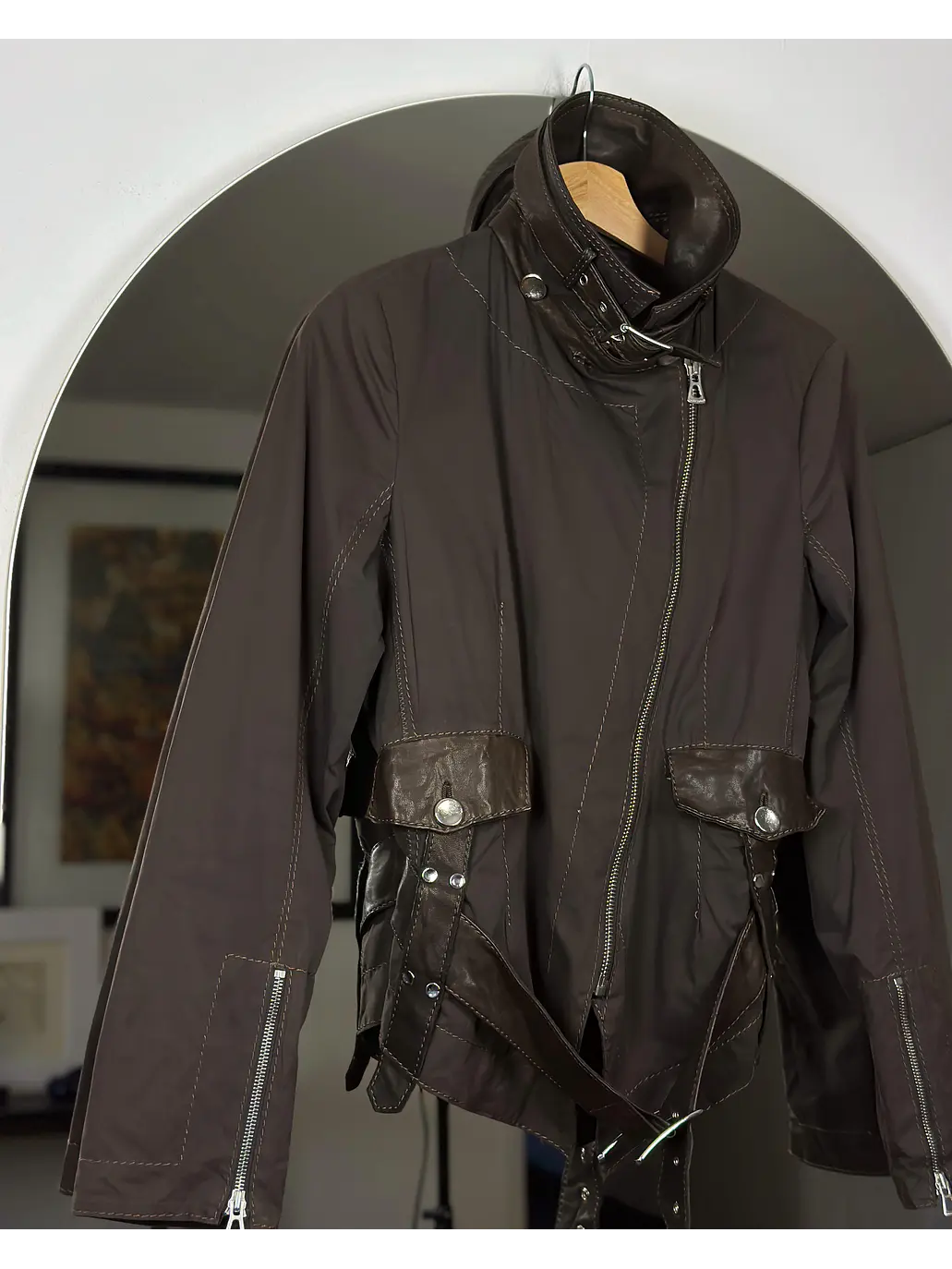 Chaqueta biker café 5