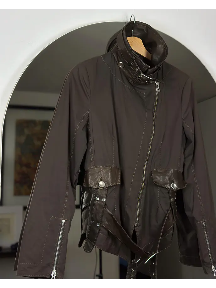 Chaqueta biker café 5