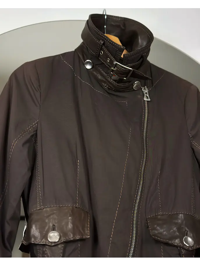 Chaqueta biker café 6