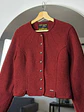 Chaqueta de lana burdeo - Miniatura 2