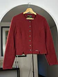 Chaqueta de lana burdeo - Miniatura 5