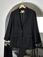 Blazer negro de lana - Miniatura 1