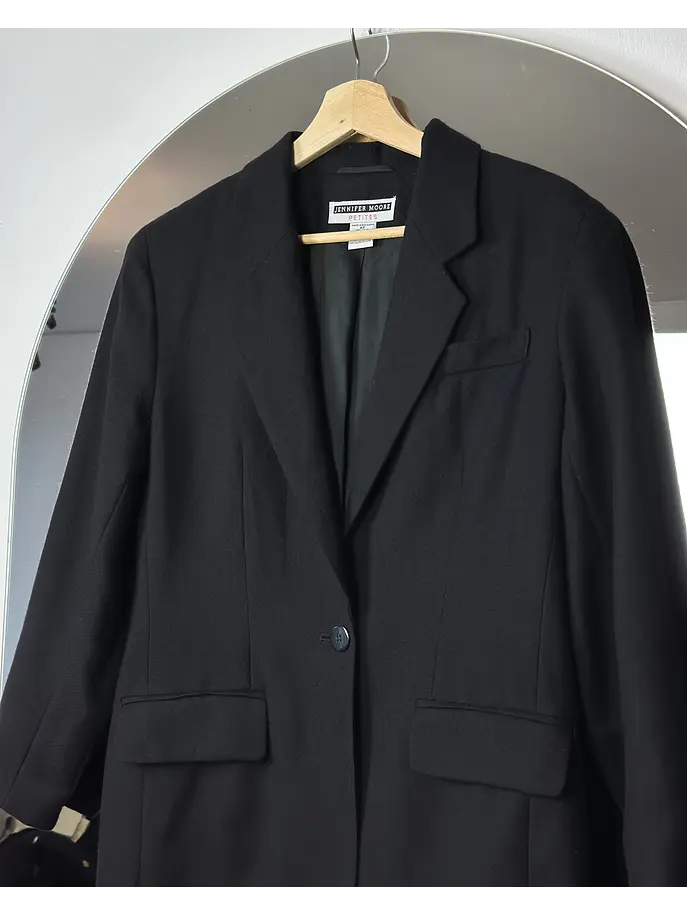 Blazer negro de lana 2