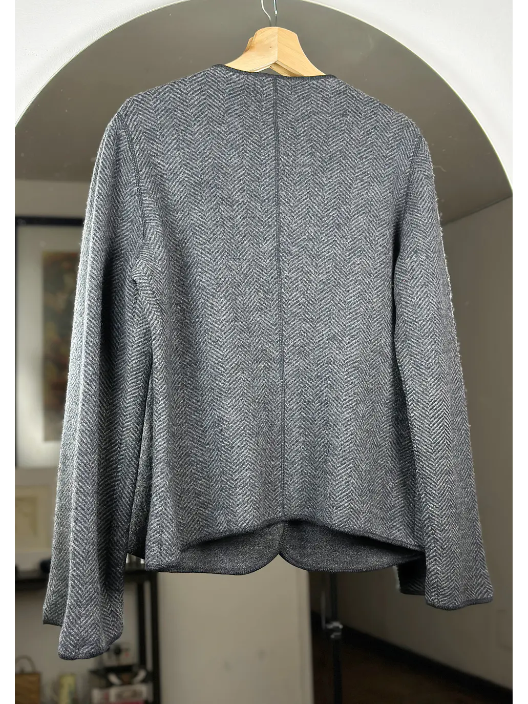 Chaqueta de lana tweed 4