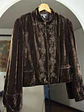 Chaqueta plush bordada  - Miniatura 4