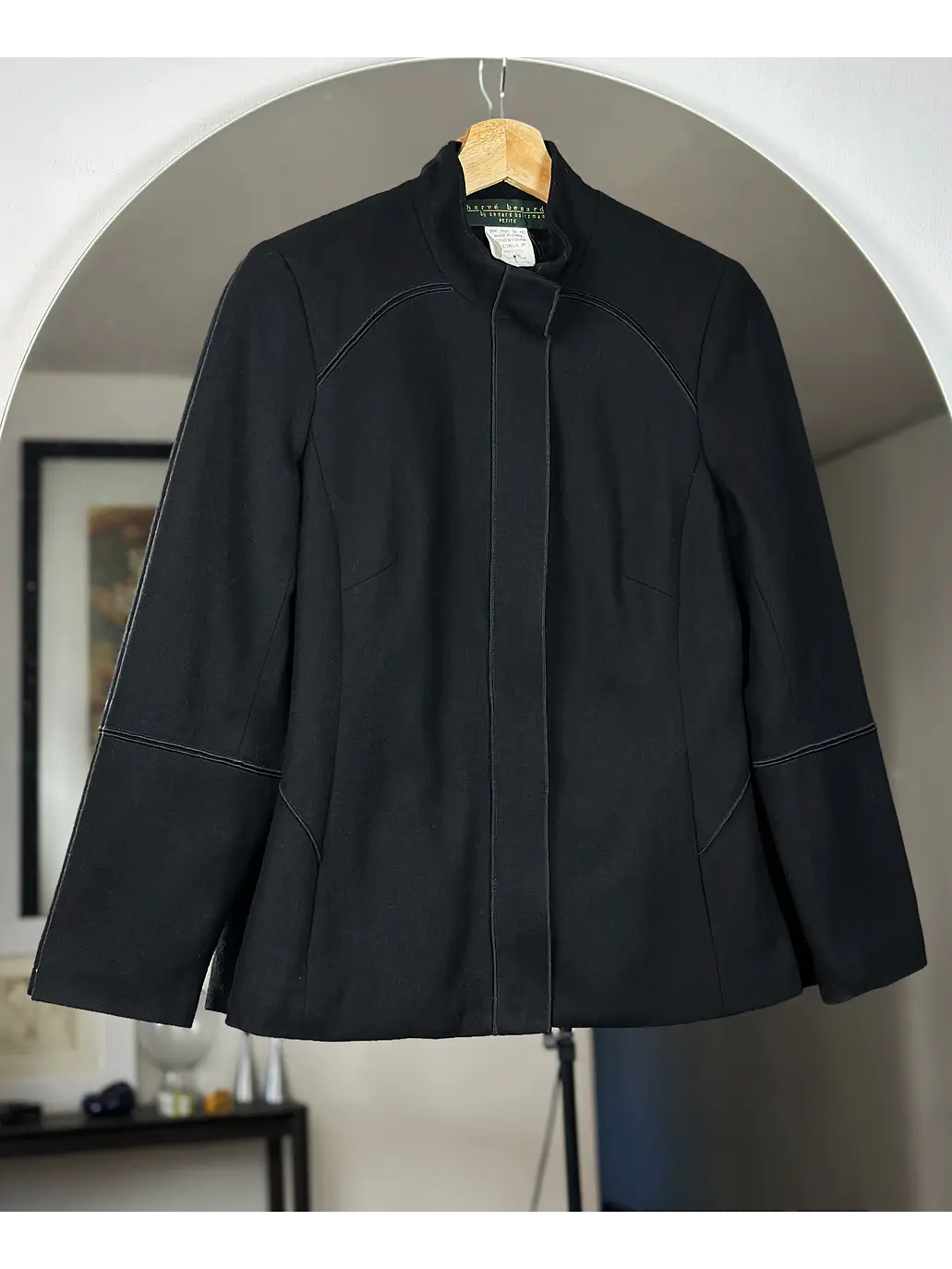 Blazer negro entallado 1