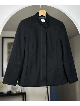 Blazer negro entallado