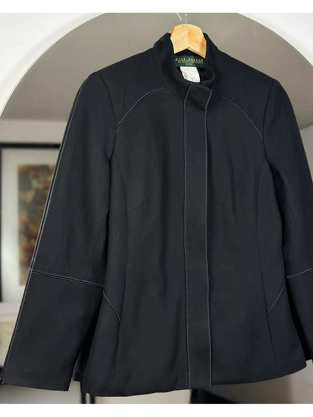 Blazer negro entallado 2