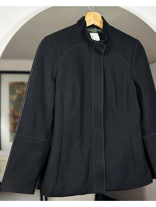 Blazer negro entallado