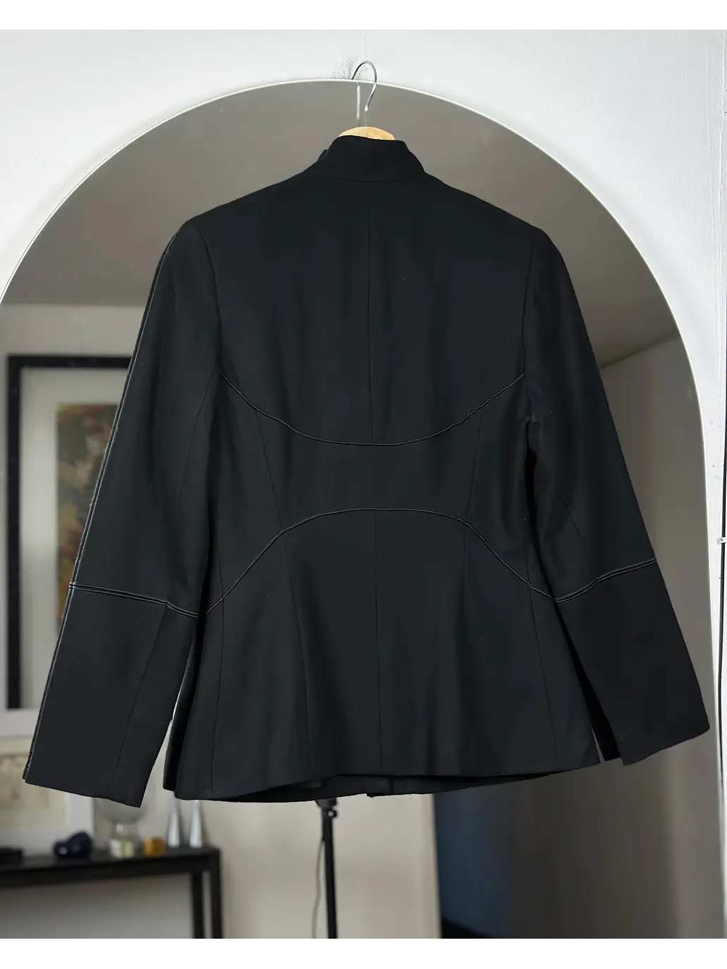 Blazer negro entallado 3