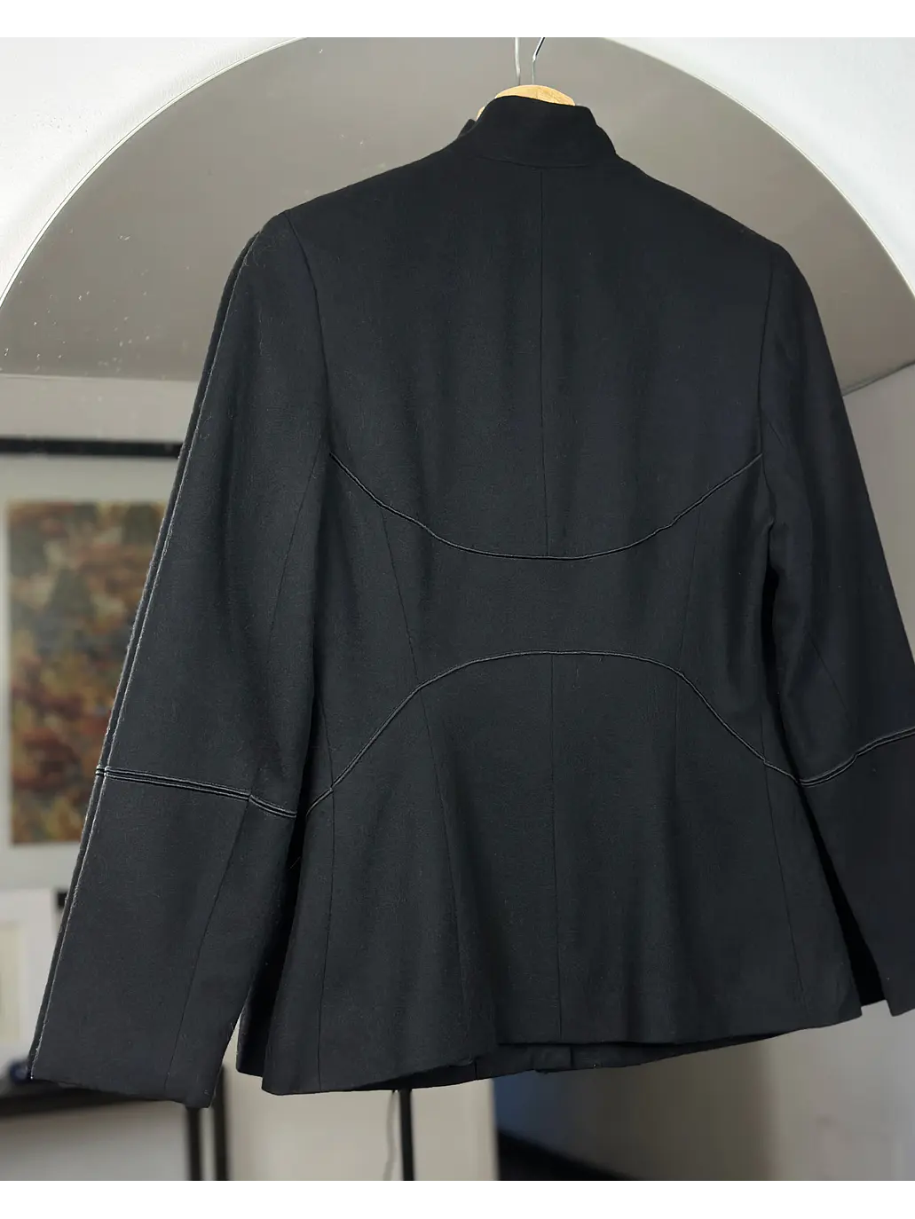 Blazer negro entallado 4