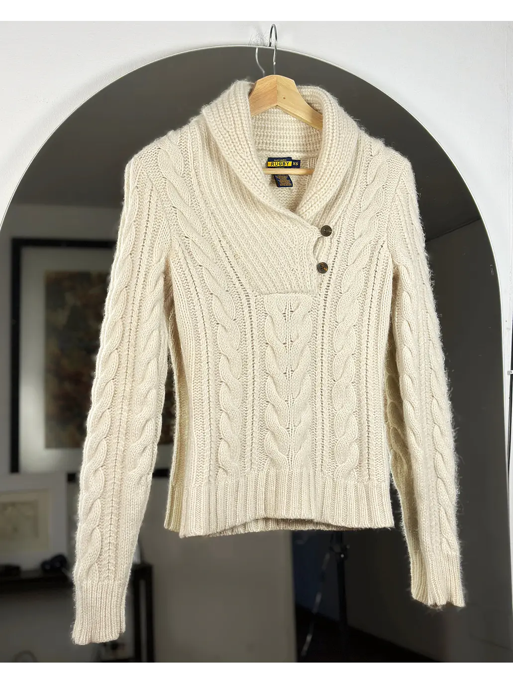 Suéter de lana beige 1