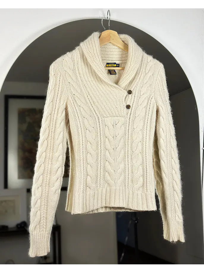 Suéter de lana beige 1